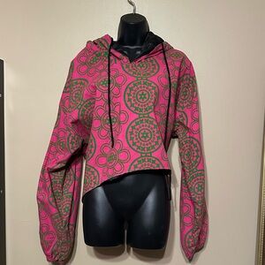 Hi-low printed Women's Hoodie